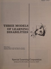Three models of learning disabilities