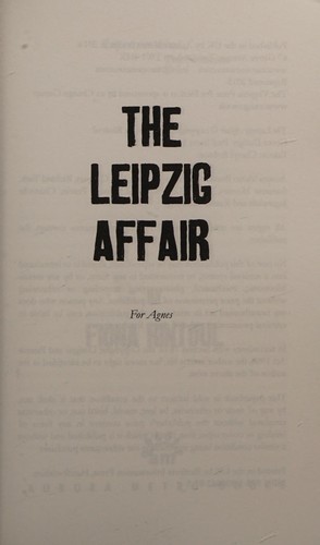 The Leipzig affair