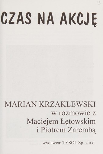 Czas na akcje