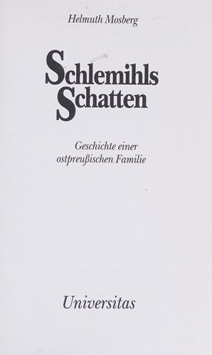 Schlemihls Schatten