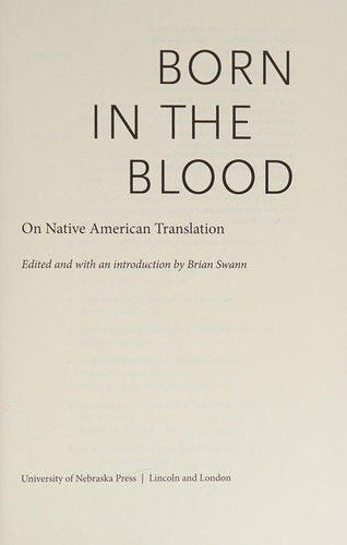 Born in the blood