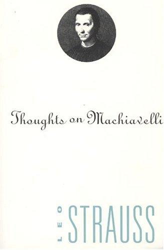Thoughts on Machiavelli