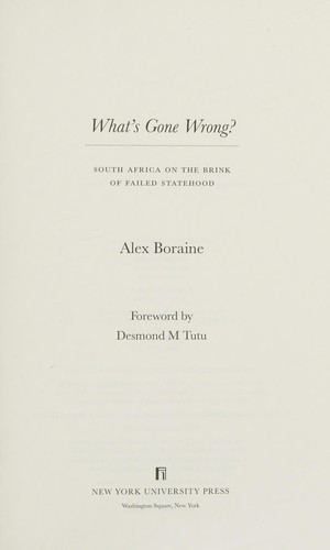 What's gone wrong?