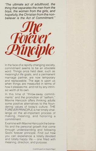 The forever principle