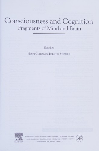 Consciousness and cognition