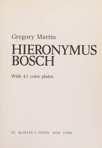 Hieronymus Bosch