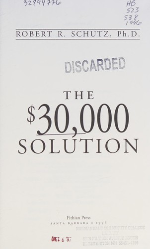 The $30,000 solution