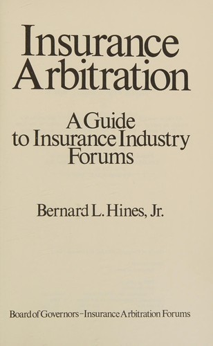 Insurance arbitration