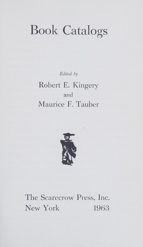 Book catalogs