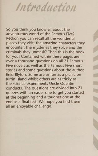 So You Think You Know Enid Blyton's Famous Five?