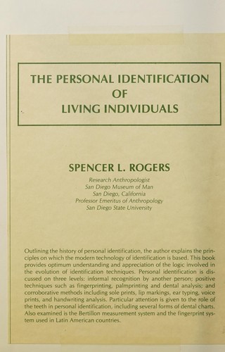 The personal identification of living individuals