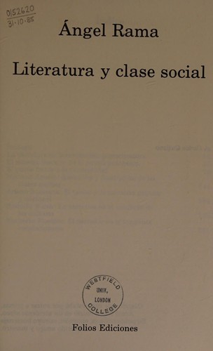 Literatura y clase social