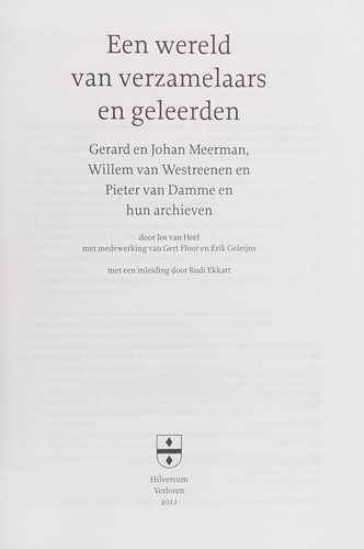 Een wereld van verzamelaars en geleerden