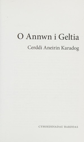 O Annwn i Geltia