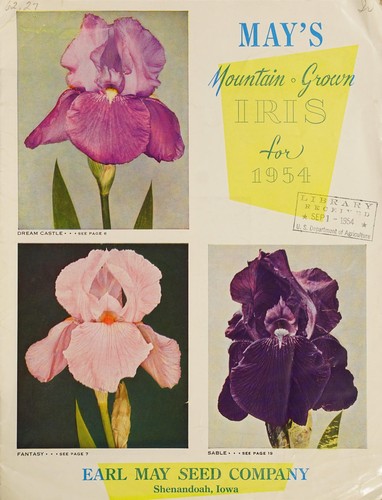 May's mountain grown iris for 1954