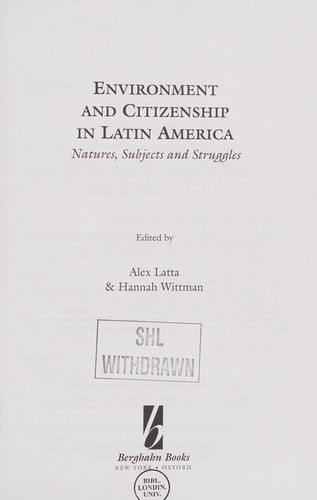 Environment and citizenship in Latin America
