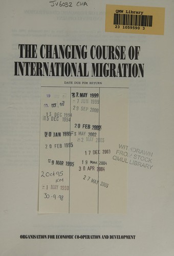 The Changing course of international migration