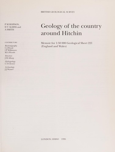Geology of the Country Around Hitchin