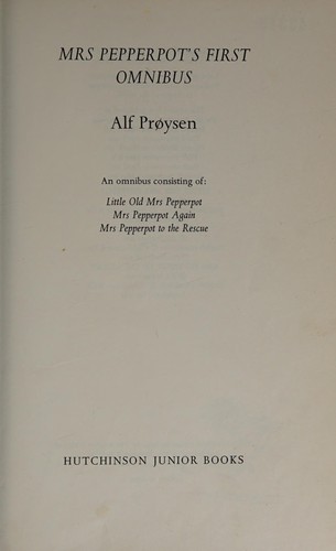 Mrs. Pepperpot's First Omnibus