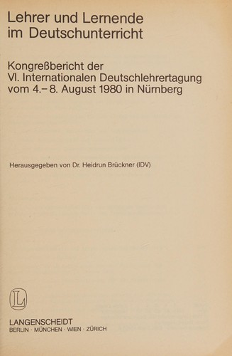 Lehrer und Lernende im Deutschunterricht