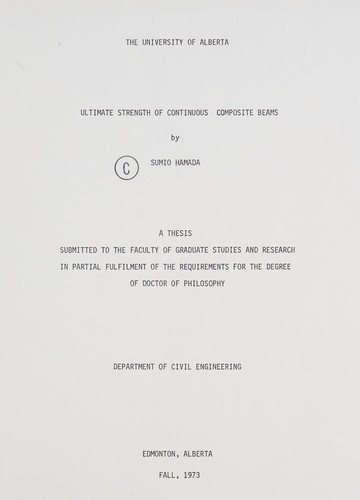 Ultimate strength of continuous composite beams
