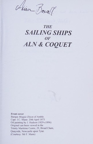 The sailing ships of Aln & Coquet