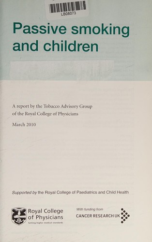 Passive smoking and children