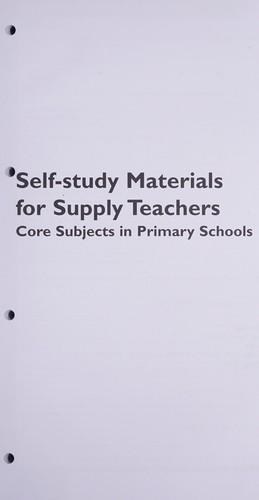 Self-study materials for supply teachers