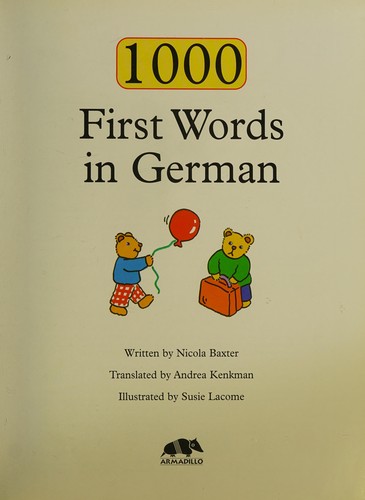 1000 First Words in German