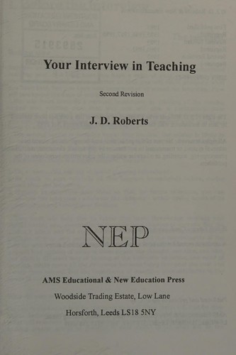 Your Interview in Teaching