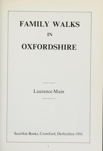 Family Walks in Oxfordshire