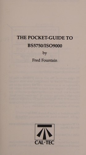 The pocket-guide to BS5750/ISO9000