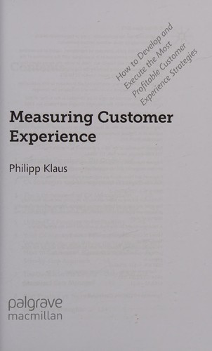 Measuring customer experience