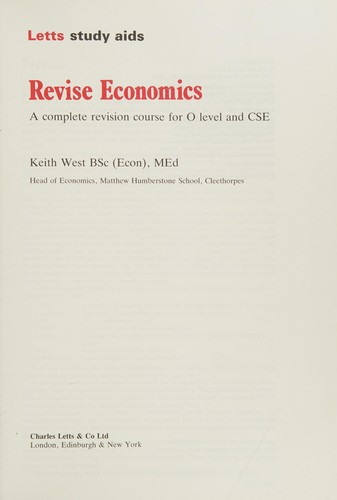 Revise economics