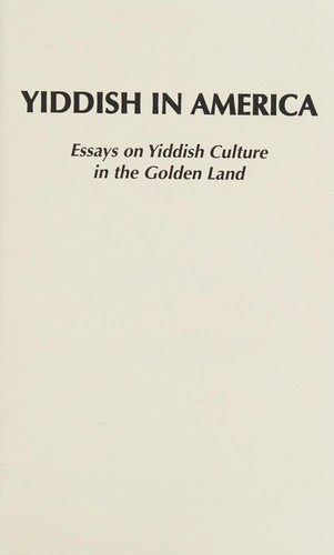 Yiddish in America