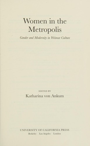 Women in the metropolis