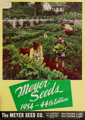 Meyer seeds, 1954-44th edition