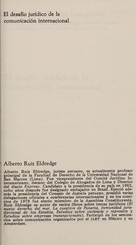 El desafío jurídico de la comunicación internacional