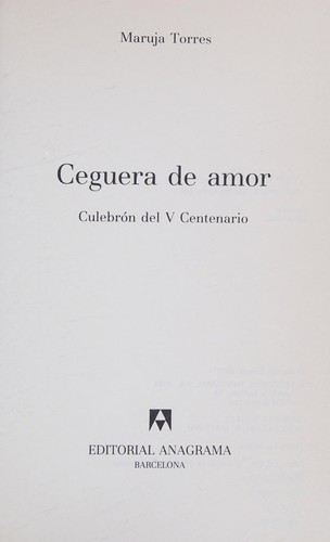 Ceguera de amor
