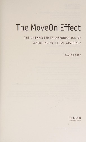 The MoveOn effect