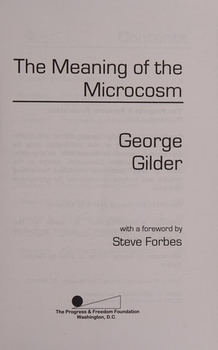 The Meaning of the Microcosm