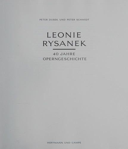 Leonie Rysanek