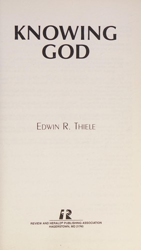 Knowing God