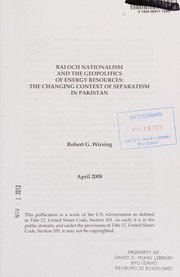 Baloch nationalism and the geopolitics of energy resources