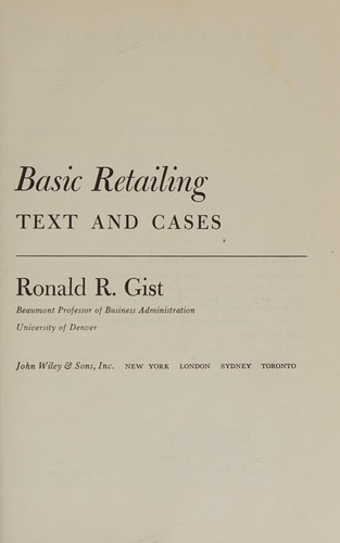 Basic retailing