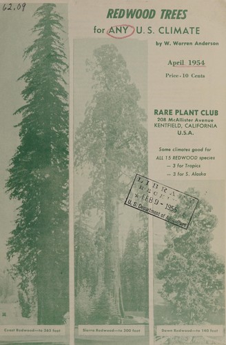 Redwood trees for any U. S, climate