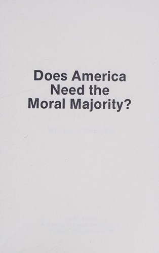 Does America need the Moral Majority?