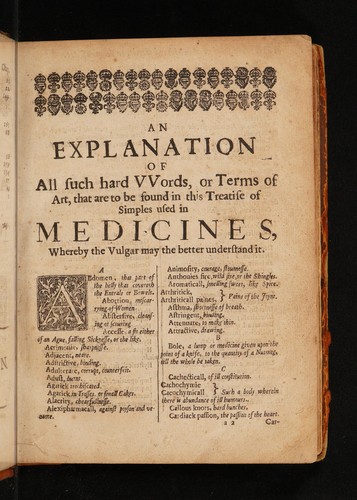 Tractatus de simplicium medicamentorum facultatibus. A treatise of the nature and qualities of such simples as are most frequently used in medicines both purging, and others