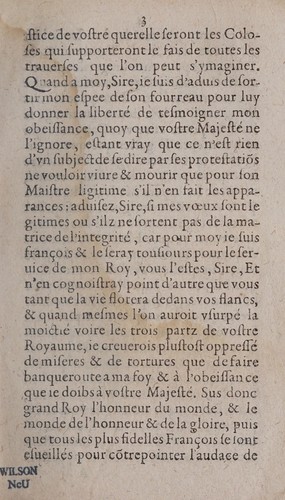 Le reueil du soldat francois au roy