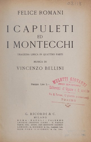 I Capuleti ed i Montecchi